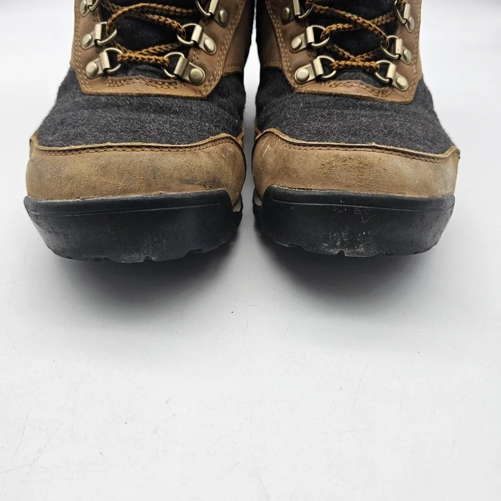 Danner‎ Boots Mens Size 9.5 Brown Leather Wool Lined Hiking Chukka Trail Outdoor
